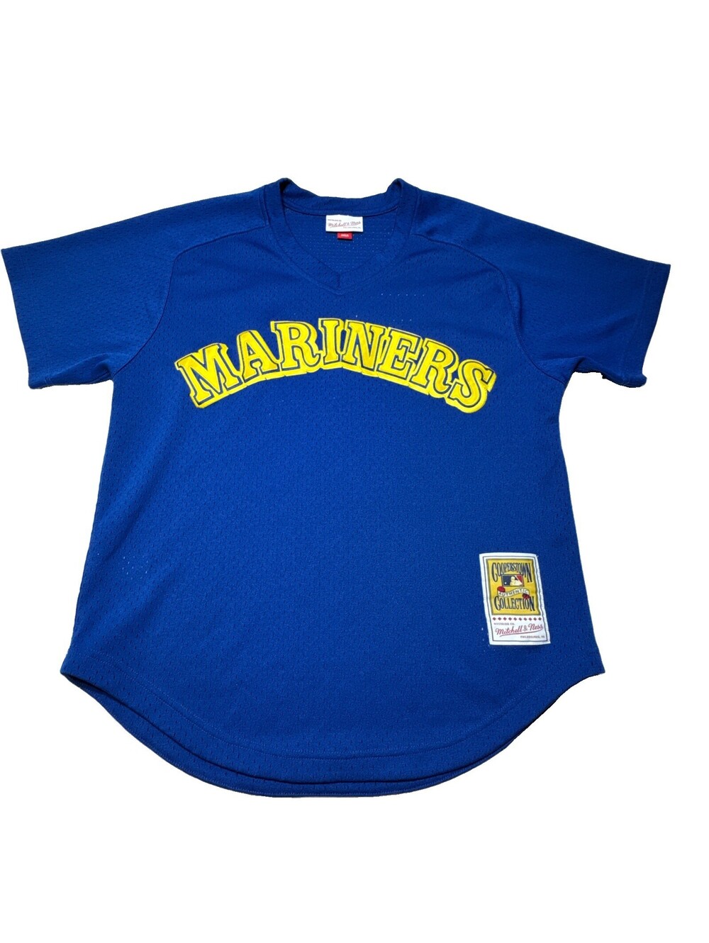 Mitchell & Ness Authentic Ken Griffey Jr Seattle Mariners Pullover BP Jersey 40M